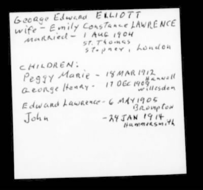 Thumbnail for George Edward > Elliott, George Edward (32)