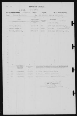 Thumbnail for Report of Changes > 19-Aug-1939