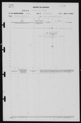 Thumbnail for Report of Changes > 1-Sep-1939