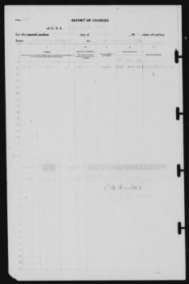 Thumbnail for Report of Changes > 23-Nov-1940