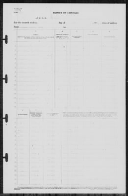 Thumbnail for Report of Changes > [Illegible]-[Illegible]-1940