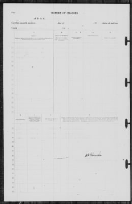 Thumbnail for Report of Changes > [Illegible]-[Illegible]-1940