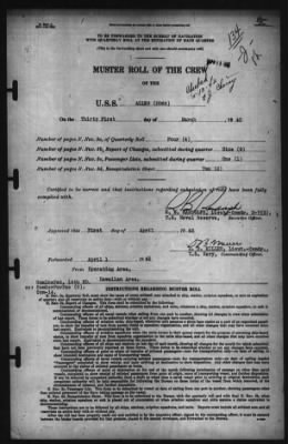 Muster Rolls > 31-Mar-1942