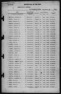 Muster Rolls > 30-Sep-1941