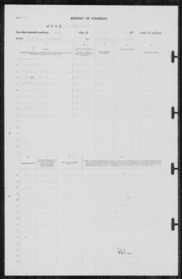 Thumbnail for Report of Changes > 23-Nov-1940