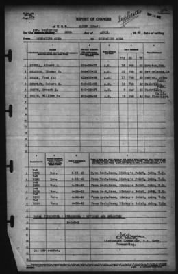 Thumbnail for Report of Changes > 28-Apr-1942