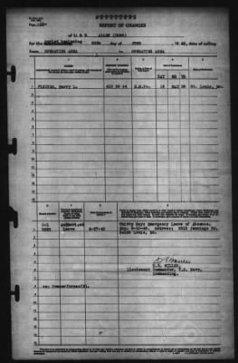 Report of Changes > 22-Jun-1942