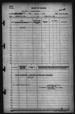 Thumbnail for Report of Changes > 7-Jul-1942