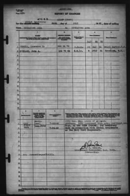 Report of Changes > 24-Jul-1942