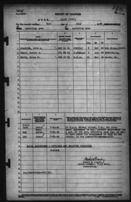 Report of Changes > 31-Jul-1942