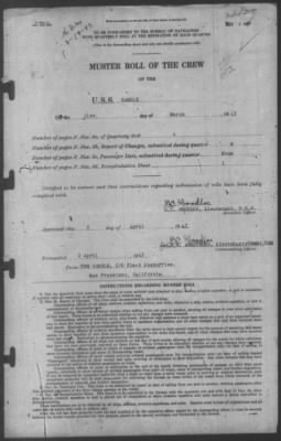 Muster Rolls > 31-Mar-1943