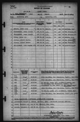 Thumbnail for Report of Changes > 23-Aug-1942