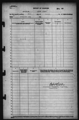 Thumbnail for Report of Changes > 31-Aug-1942