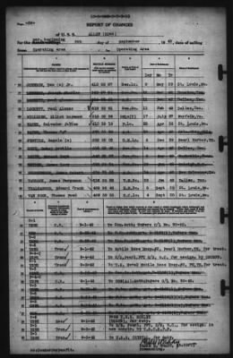 Report of Changes > 5-Sep-1942