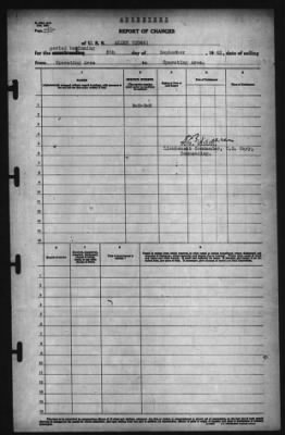 Thumbnail for Report of Changes > 5-Sep-1942