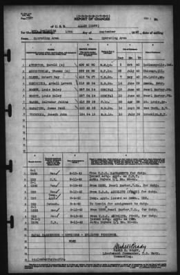 Thumbnail for Report of Changes > 13-Sep-1942