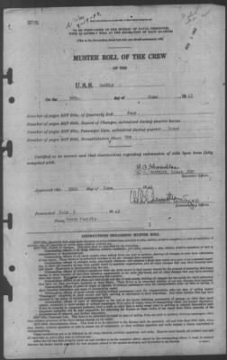 Muster Rolls > 30-Jun-1943