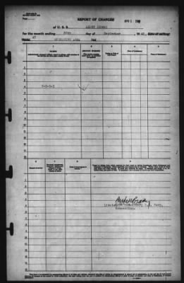 Thumbnail for Report of Changes > 30-Sep-1942