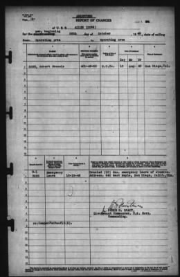 Report of Changes > 26-Oct-1942