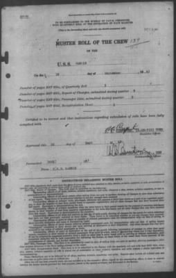 Muster Rolls > 30-Sep-1943