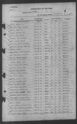 Muster Rolls > 31-Dec-1943