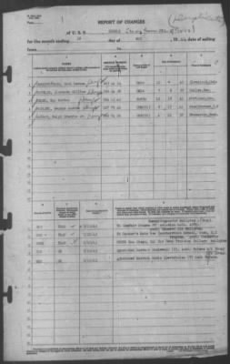 Thumbnail for Report of Changes > 18-May-1943