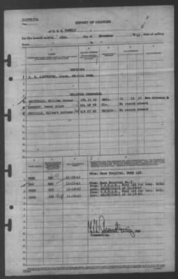 Report of Changes > 20-Nov-1943