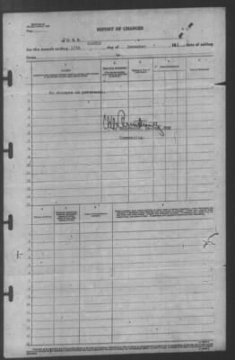 Thumbnail for Report of Changes > 13-Dec-1943