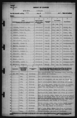 Report of Changes > 30-Nov-1941