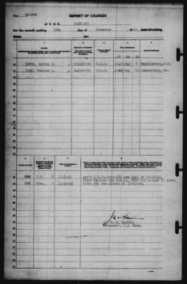 Report of Changes > 30-Nov-1941