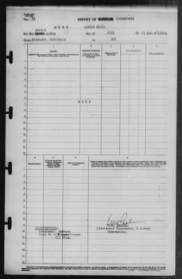 Thumbnail for Report of Changes > 11-Jul-1942