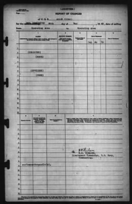 Thumbnail for Report of Changes > 28-May-1943