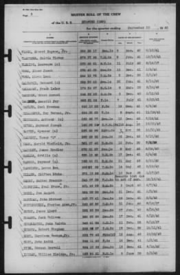 Muster Rolls > 30-Sep-1942