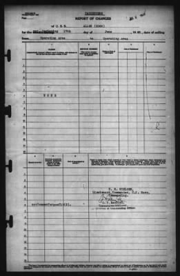 Thumbnail for Report of Changes > 17-Jun-1943