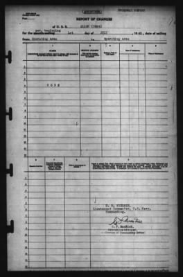 Thumbnail for Report of Changes > 1-Jul-1943