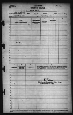 Thumbnail for Report of Changes > 25-Aug-1943