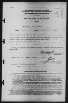 Muster Rolls > 31-Dec-1942