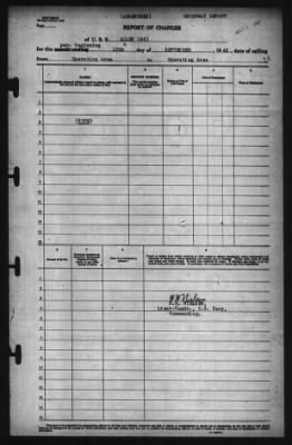 Thumbnail for Report of Changes > 10-Sep-1943