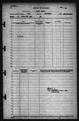 Thumbnail for Report of Changes > 30-Sep-1943