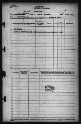 Report of Changes > 4-Dec-1943