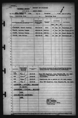 Report of Changes > 11-Dec-1943