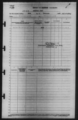 Thumbnail for Report of Changes > 28-Feb-1942