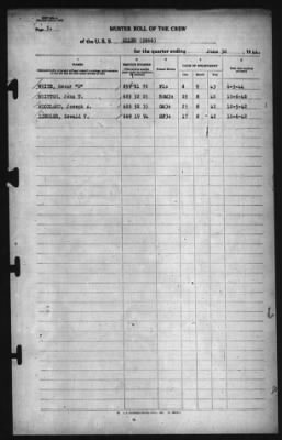 Muster Rolls > 30-Jun-1944