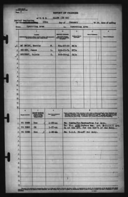 Report of Changes > 29-Jan-1944