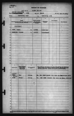 Thumbnail for Report of Changes > 13-Mar-1944