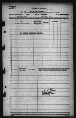 Thumbnail for Report of Changes > 30-Sep-1944