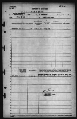 Thumbnail for Report of Changes > 31-Dec-1944