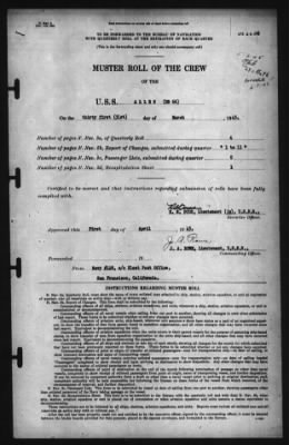 Muster Rolls > 31-Mar-1945