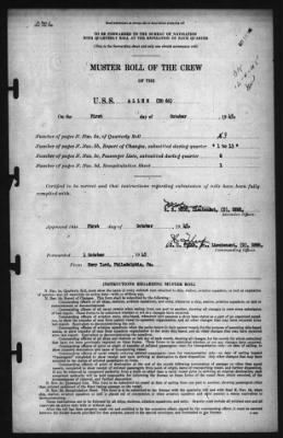 Muster Rolls > 1-Oct-1945