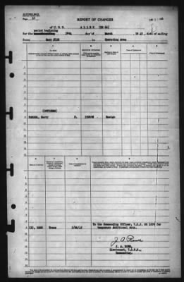 Thumbnail for Report of Changes > 29-Mar-1945